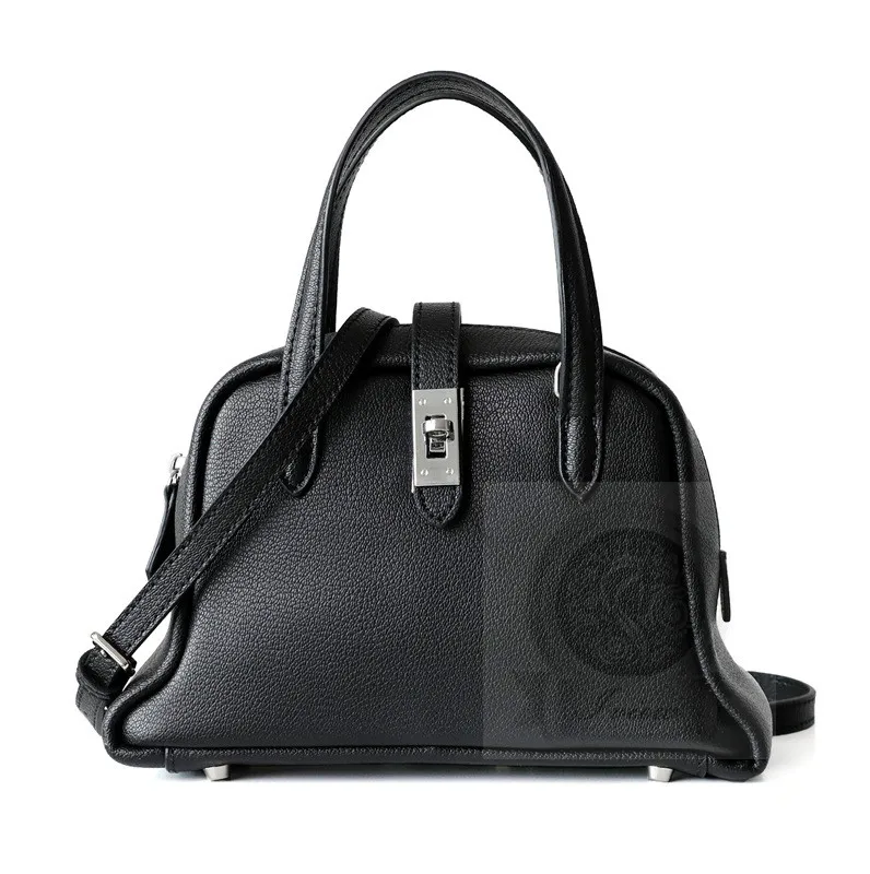Black IVIEW Women's Tote Lady's Handbag cross body bags small messenger bag women genuine leather bag with 2 Belts - Цвет: Black