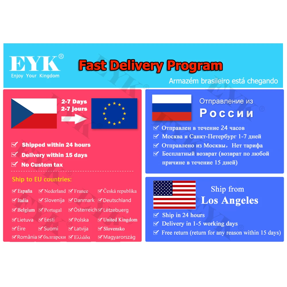 Портативный UHF беспроводной микрофон EYK EU 62 True разнообразие 2 2*100 канала