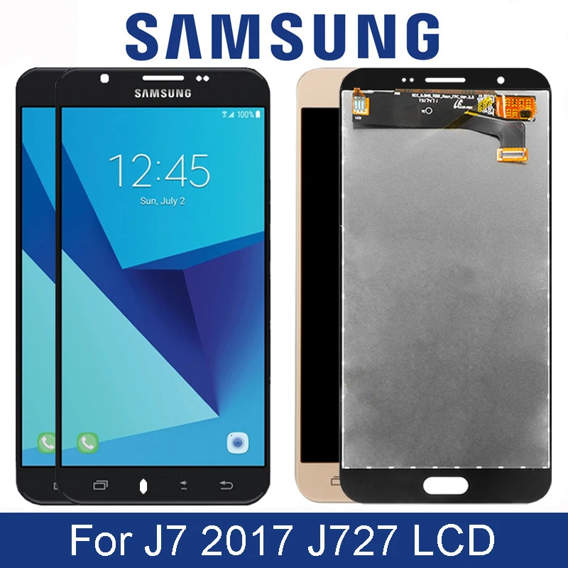 Original AMOLED Display 5.5'' For Samsung Galaxy J7 J727 SM-J727P J727V LCD With Touch Screen Digitizer Assembly Replacement |