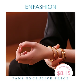 

Enfashion Multilayer Cuff Bracelet Bangle Crystal Bangles Gold Color Stack Bracelets Bangles For Women Jewelry Wholesale 182004