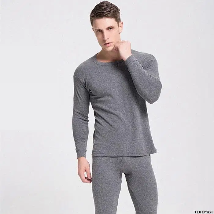 long johns for men Winter Thermal Underwear Men Warm First Layer Man Undrewear Set Fleece  Compression Quick Drying Second Skin Long Johns long johns tesco Long Johns