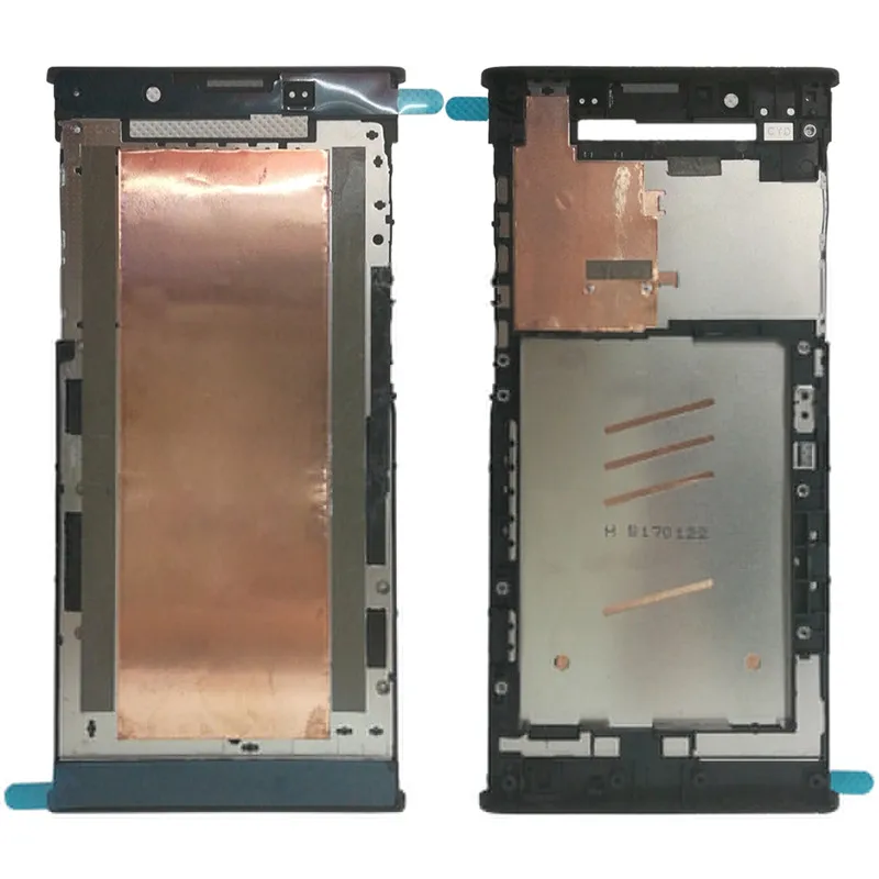 Черный Для Sony Xperia L1 спереди Корпус рамка рамки LCD+ инструмент для ремонта - Цвет: Черный