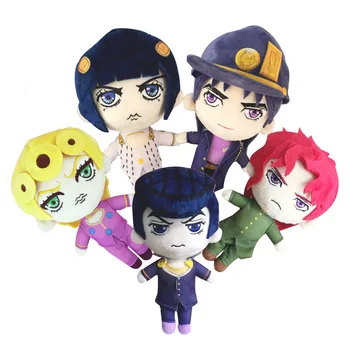 

20cm JoJos Bizarre Adventure Plush Toys Giorno Narancia Mista Buccellati Abbacchio Fugo stuffed Dolls For Kid Gift
