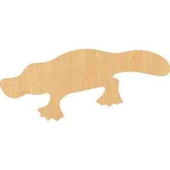 

Platypus Wooden Laser Cut Out Shape - Great for Crafting - Hobbyist - D.I.Y. Projects