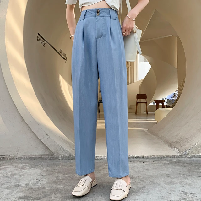 Flectit Pants Women High Waist Ankle 