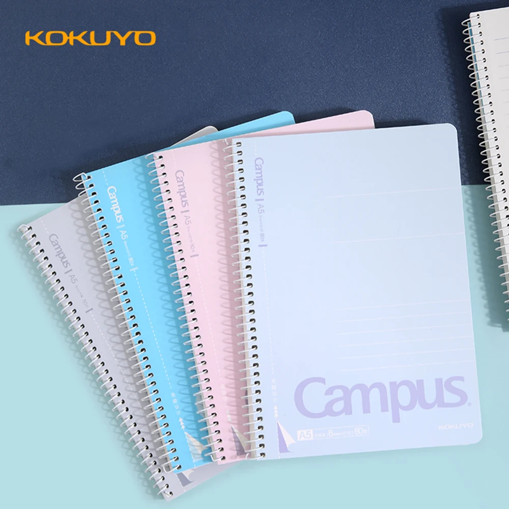 

1 Japan KOKUYO Campus Coil Notebook Easy To Tear Line Spiral Thickened Notebook A5/B5 Special School Stationery for Students