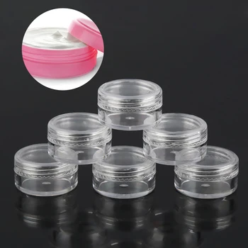 

Portable Refillable Cosmetic Jar Mini Cosmetic Container Pill Box Round Cosmetic Bottle #1