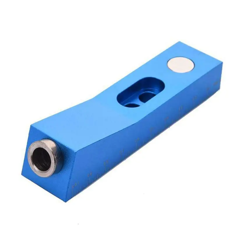 Woodworking Pocket Hole Puncher Jig Kit Angle Drill Guide Set  Locator Drill Bit Set for DIY Carpentry Tools