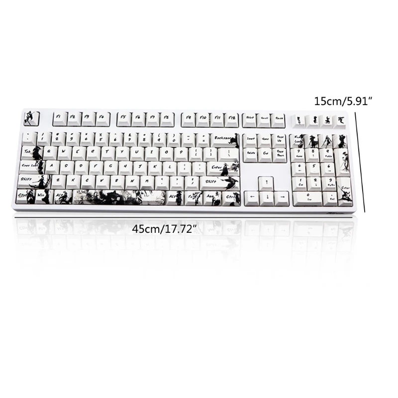 Knight Errant Keycap Tinta Keycaps 5-superfícies Corante Sub Teclado Mecânico P9ye - Imagem 4