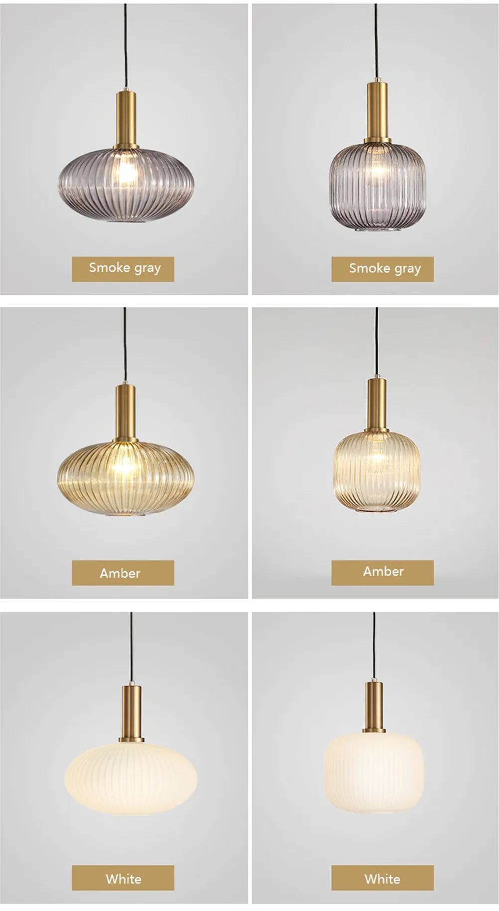 Nordic Design Loft Vintage LED Pendant Light Iron Glass Single Head Hanging Lamp Home Decor Lighting Fixtures DIY Droplight
