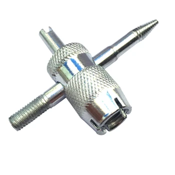 

4 in1 Car Tire Valve Stem Repair Tool Bike Motorcycle Tyre 4 Way Valve Stem Core Screwdriver Maintenance Automobile Remover Tool