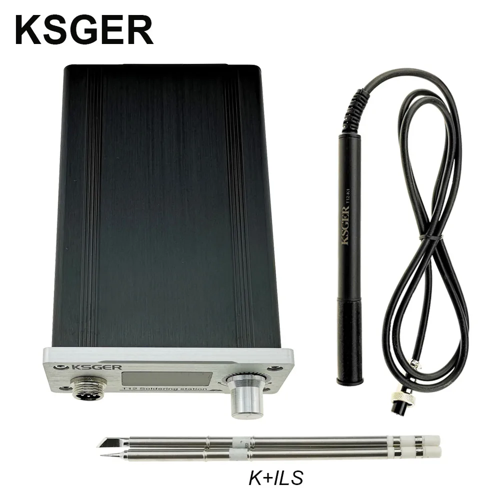 Sets 2 KSGER STM32 V3.1S T12 паяльная станция DIY OLED инструменты для пайки T12 железные наконечники 907 ручка металлическая подставка ЧПУ Передняя панель банки расплава - Цвет: Sets 2