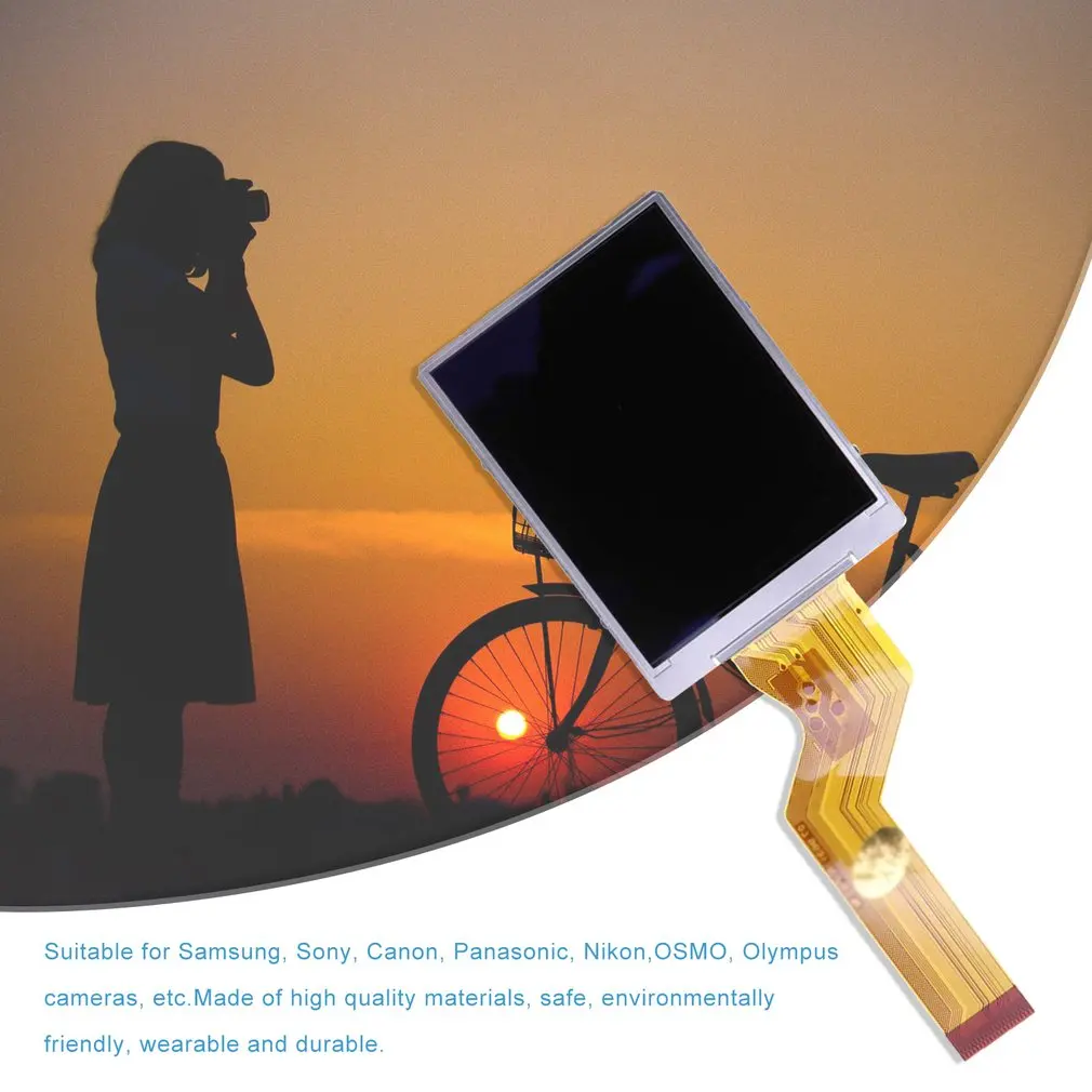 Replacement Lcd Screen Display Repair Part Compatible For Panasonic Fx37 Lycra C-Lux3 Cameras Professional Replacement
