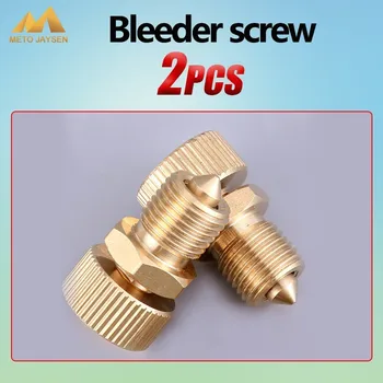

PCP Airsoft High Pressure Pump 300bar 4500psi Copper Air Bleed Screw Safety Bleeder Valve Spare Parts Replacement Kit 2PCS/1 LOT
