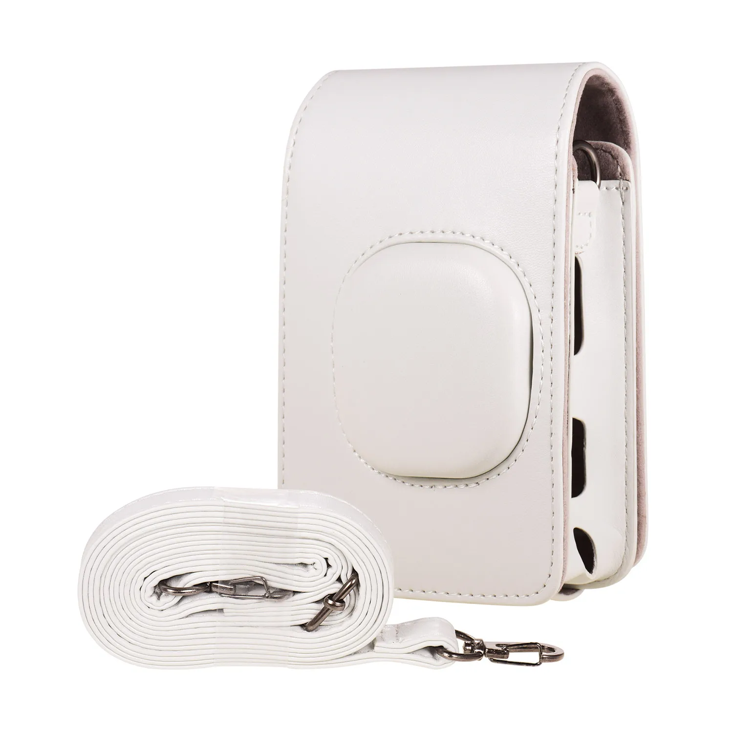 Compact Size Instant Camera Case Bag Compatible with Fujifilm Fuji Instax mini LiPlay PU Leather with Shoulder Strap