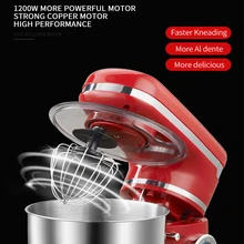 Горячая Распродажа 4L чаша из нержавеющей стали 1200 Вт домашняя машина шеф-повара тестомес 4L тестомеситель для яичной муки