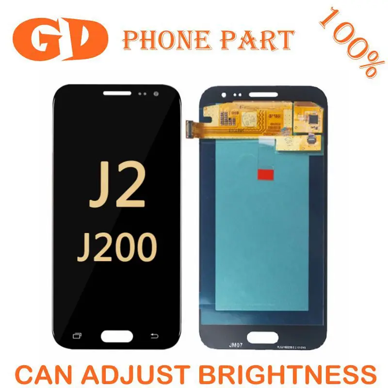 

100% Tested OLED j200 lcd For SAMSUNG GALAXY J2 LCD J200 Display Touch Screen Digitizer display for Samsung j200 lcd