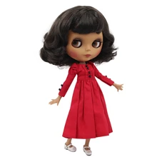 Ледяная кукла DBS Blyth 1/6 bjd для суставов тела темная кожа матовое