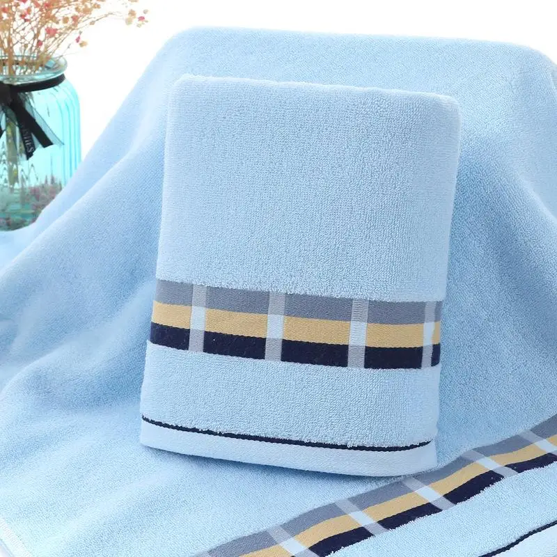 3 Colors Cooling Towel Soft Absorbent Bath Towel Soft Shower Towel Soft Quick-Drying Washcloth Sport Towels Outdoor Travel - Цвет: skyblue