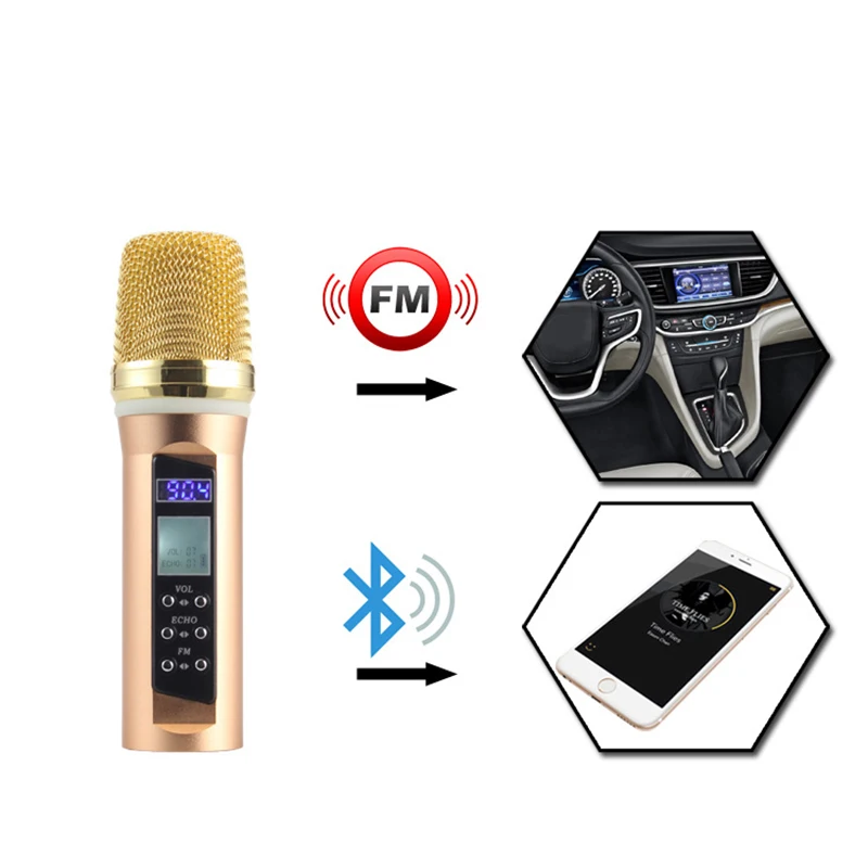 Микрофон для мобильного телефона B20 с Bluetooth для автомобиля, прямой эфир, пение, автомобильный микрофон, детский микрофон, микрофон для телефонных звонков, Wir