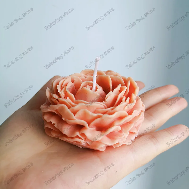 3D цветок силиконовая форма для изготовления свечей DIY ароматический гипс гипсовые поделки формы силиконовое мыло свечи смолы формы