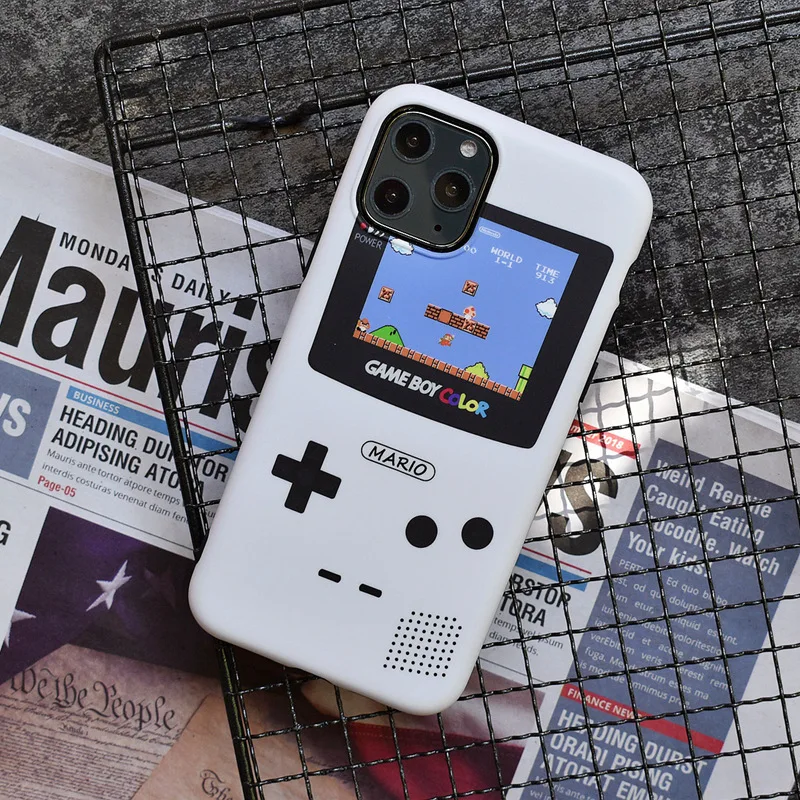 Ретро Марио игровой чехол для телефона для iphone 11 11 pro max super Mario iphone x xs xr креативные игровые обои 7 8 plus