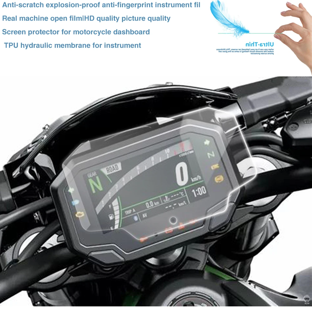 For KAWASAKI Z900 Z 900 Z650 Ninja 1000 Motorcycle Accessories Cluster Scratch Protection Film Screen Protector