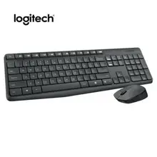 Беспроводная мультимедийная клавиатура и мышь logitech MK235 2,4 ГГц