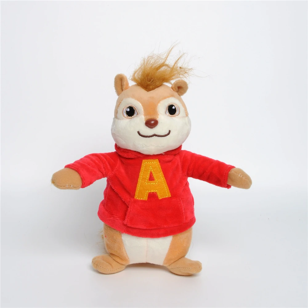 Alvin And The Chipmunks Plush Toy About 27cm Cartoon Alvin Soft Doll Kid's  Toy Birthday Gift B2717 - Stuffed & Plush Animals - AliExpress