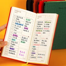 Agenda 2022 planificateur de tâches, accessoires de bureau, carnet de notes, carnet de notes, calendrier quotidien