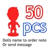 Wholesale 20PCS&50PCS/SET 6.5cm Height Dolls 2.5inch Resin Figurine ► Photo 1/5