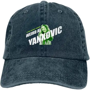 

TSDFCAl Love Yankovic Men's and Women's Retro Cowboy Hat Adjustable Cowboy Hat Baseball Cap Navy