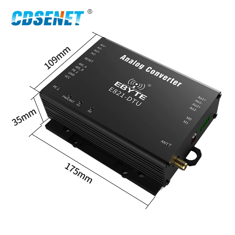 Wireless ModBus RTU RS485 1W 433MHz Gate Way