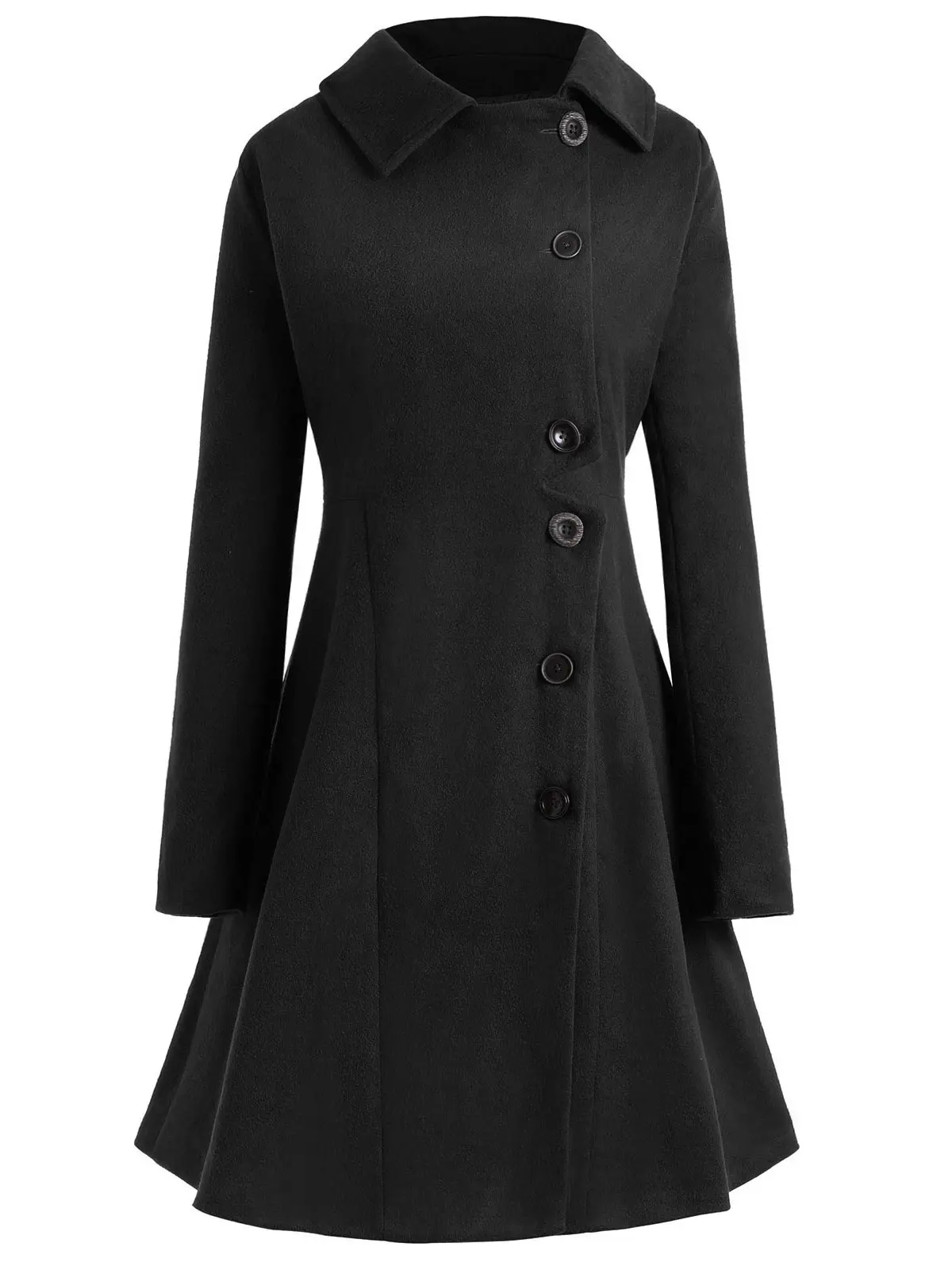 ROSEGAL, пальто размера плюс на пуговицах, женское, для женщин, хлопок, зимняя, длинная куртка, женская верхняя одежда, женская одежда, элегантные пальто