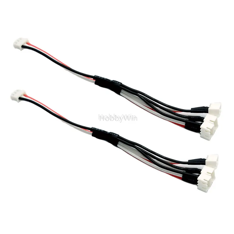 

2PCS 2S LiPO Balance Charge Plug 1-TO-3 Cable 7.4V LiPO Multi-ports Adapter Wire