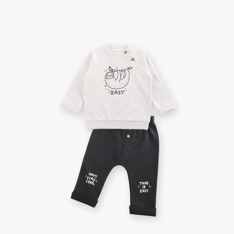 Infant Newborn Baby Girl Boy Cotton Clothes Set 100% Cotton Autumn Winte Clothing 2pcs bebe Baby Boy Girl clothes 0-3 Years Baby Clothing Set expensive