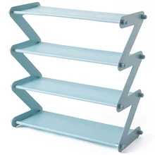 Простая сборная полка для обуви из нержавеющей стали, сохраняющая пространство, тапочки на высоком каблуке, для дома, общежития, складывающаяся, многослойная, для хранения