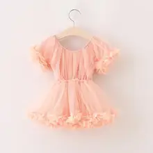 ; платье для маленьких девочек; детская одежда; однотонные платья принцессы с цветочным узором для девочек; sylvia 530817455322