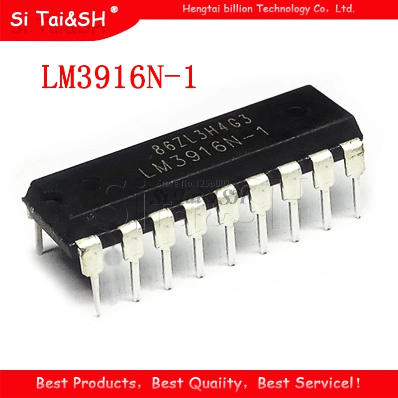 5 шт. LM3916N-1 DIP18 LM3916 DIP LM3916N DIP-18 | Электронные компоненты и принадлежности