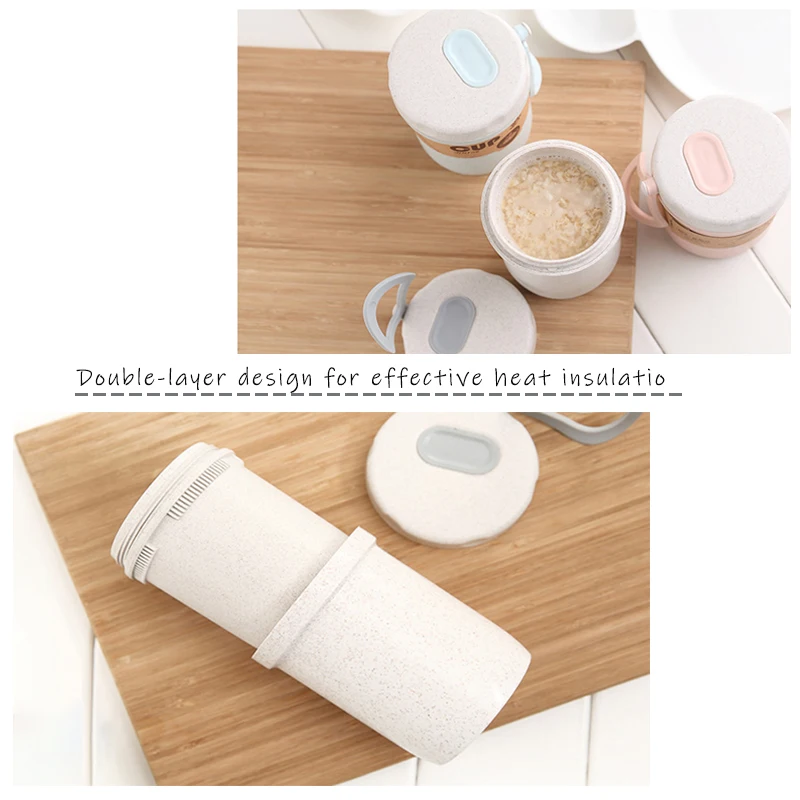 300 мл Коробка для супа запаянный герметичный детский Ланчбокс экологичный