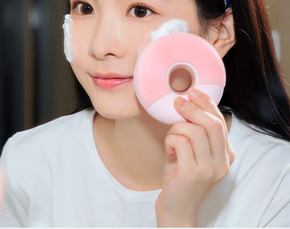 Xiaomi DOCO электрическая щетка для очищения лица MIJIA Ultra sonic Скруббер кожи силиконовый звуковой вибратор очиститель лица Очищающее устройство
