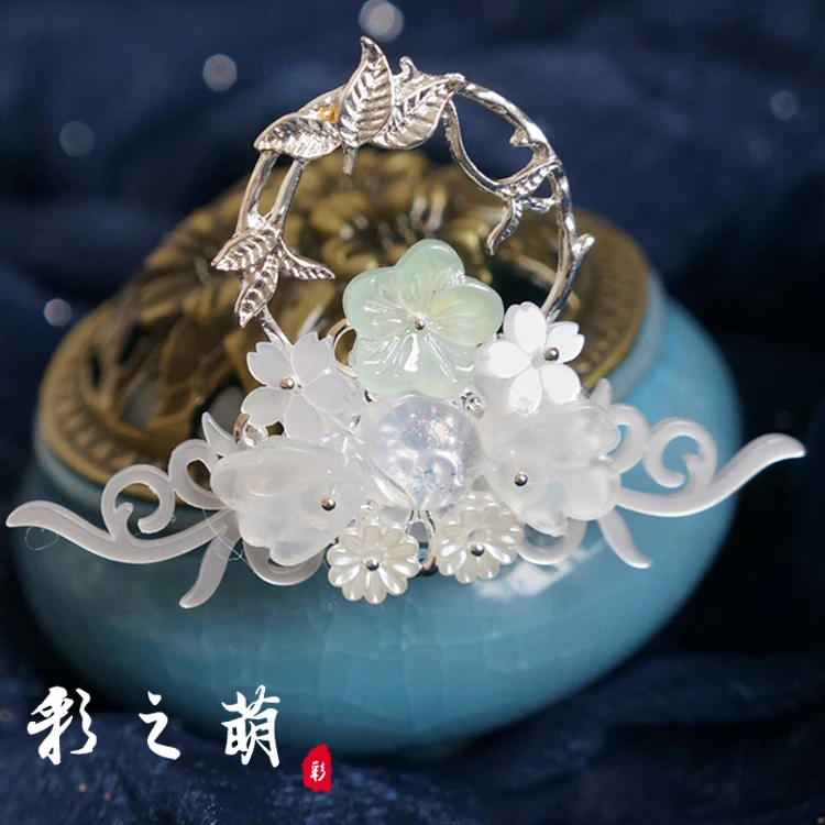 Античные рога шаг встряхнуть головной убор Hanfu палка для волос корона для волос шпилька Hanfu аксессуары для волос ручной работы украшения для волос Косплей