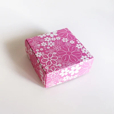 Для выведения токсинов, 40 шт бумага в цветочках коробка мыло ручной работы, ремесла, ювелирные изделия, Свадебная подарочная упаковка коробка - Цвет: 1