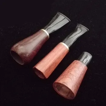 

14-19mm Handmade solid Wood Cigar Pipe Holder Tobacco Accessories Portable Mouthpiece Tube Holiday surprise gift for Home