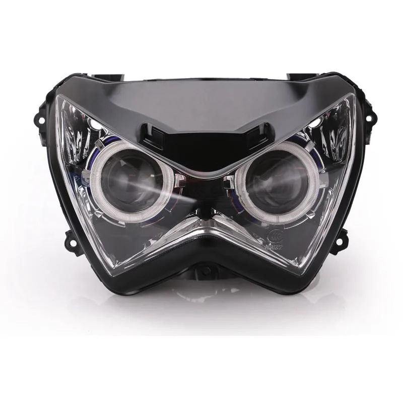 Для Kawasaki Z800 Z250 HID Halo Eye передняя фара в сборе проектор Z 800 250 2013 аксессуары для двигателя