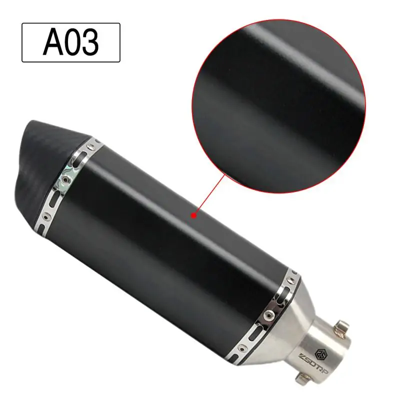 Alconstar-38-51 мм Граффити стиль выхлопная труба глушитель труба Akrapovic Escape Moto глушитель для мотоцикла скутер Dirt Bike DUKE - Цвет: A03