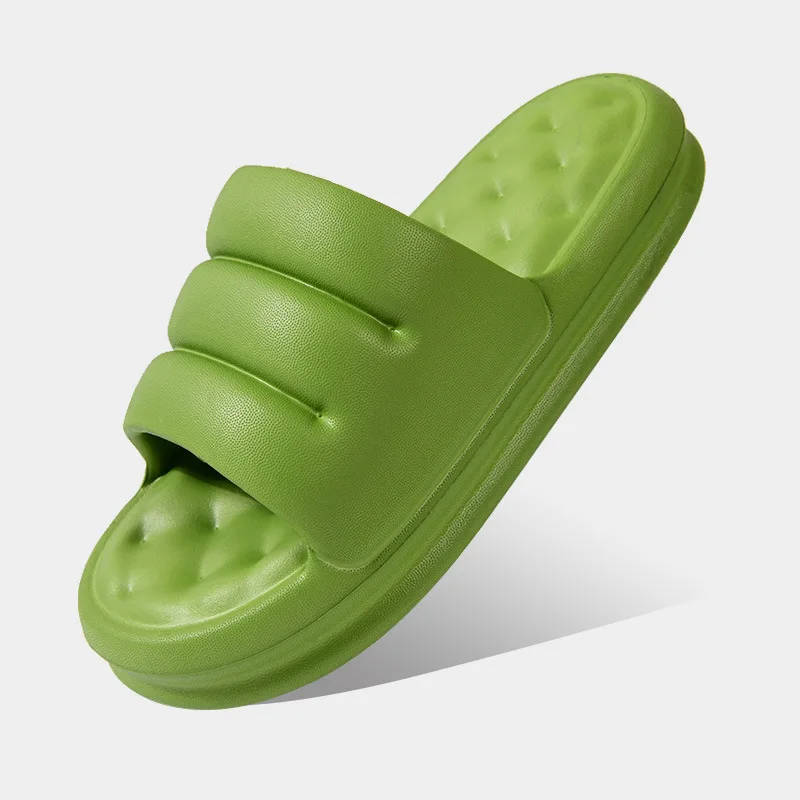 WOTTE-Zapatillas de EVA con agujeros para hombres, zapatos mujeres sandalias de baño antideslizantes para interior, hogar, sandalias suaves para el baño