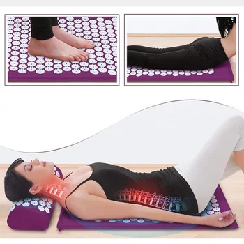 

Acupuncture Massage Pillow Cushion Massage Cushion Yoga Mat Acupuncture Mat Sport Mat Almohadas PersonalizadasThree-piece