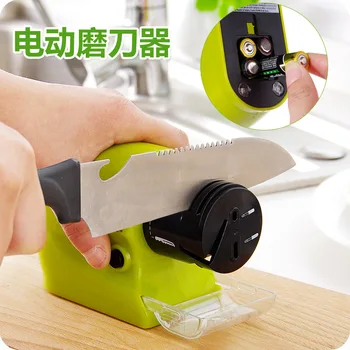

Electric Knife Sharpener Sharpening Stone Grinding Scissors Kitchen Knife Tool Household Multi-functional Grinder Sand