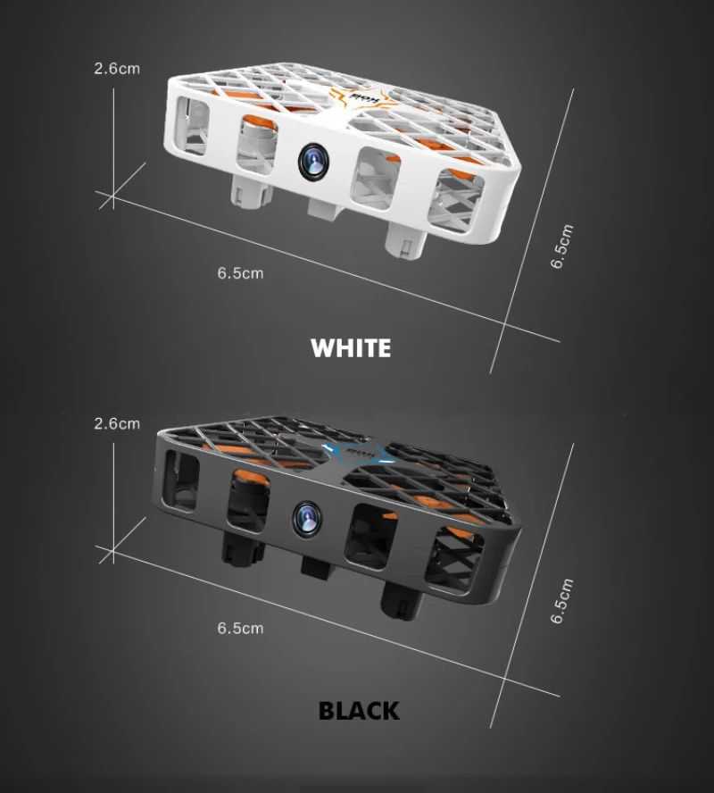 Мини-Дрон с камерой HD 2,4G 6 Axises Gyro 3D Flip RC вертолет с безголовым режимом Квадрокоптер со светодиодный светильник возвратный Дрон в один клик